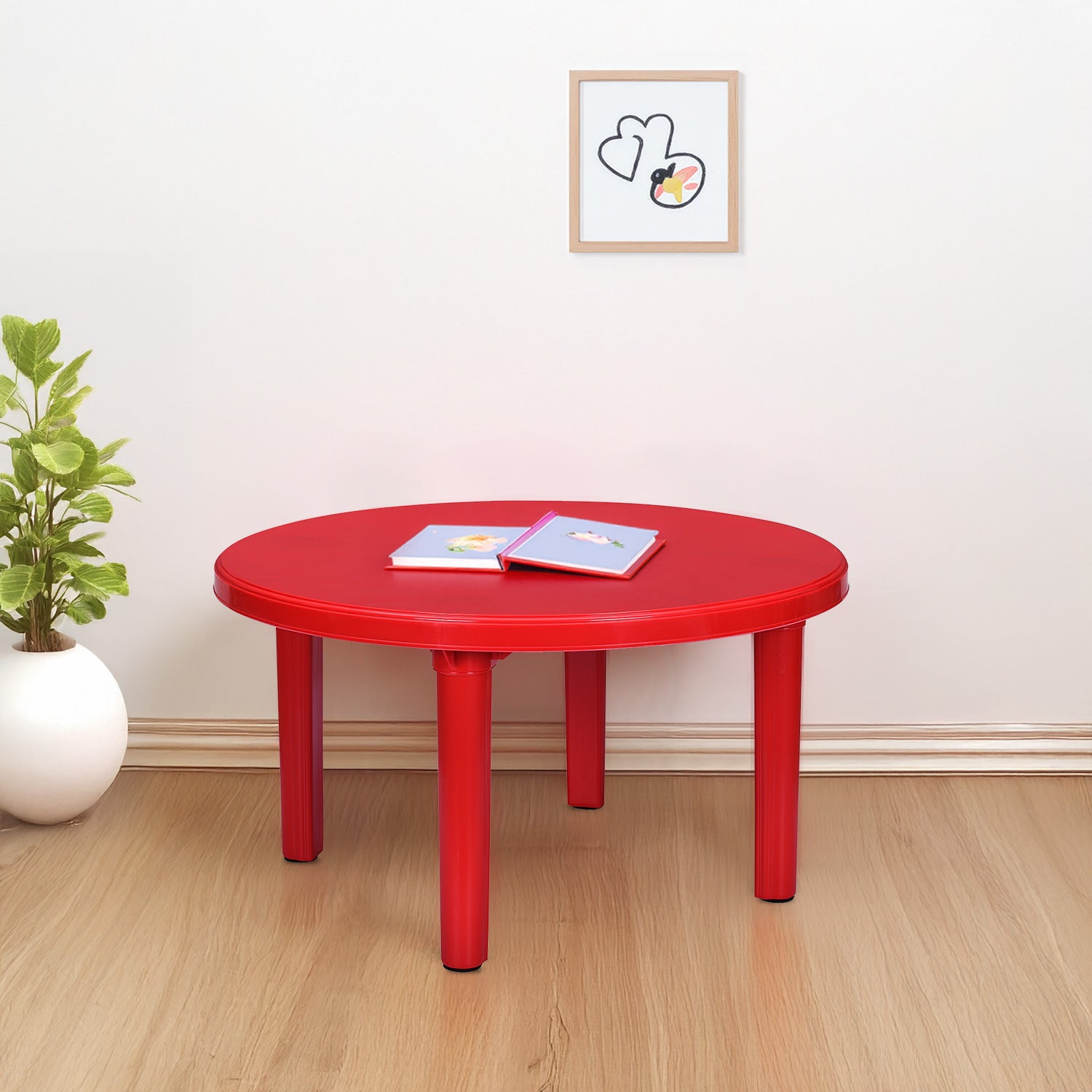 NILKAMAL MERIDIAN KID'S ACTIVITY TABLE (BRIGHT RED) — Nilkamal | VK Furniture Mangalore