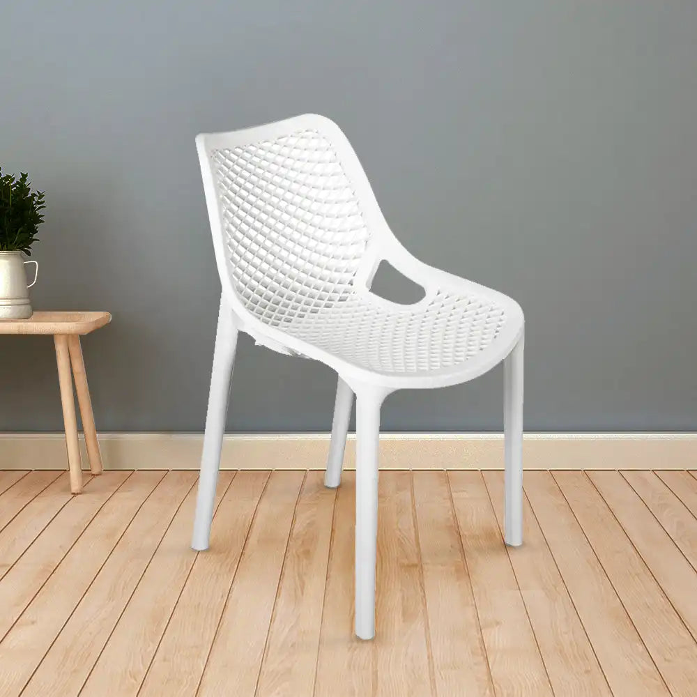 NILKAMAL VENTO CHAIR (MILKY WHITE) — Nilkamal | VK Furniture Mangalore