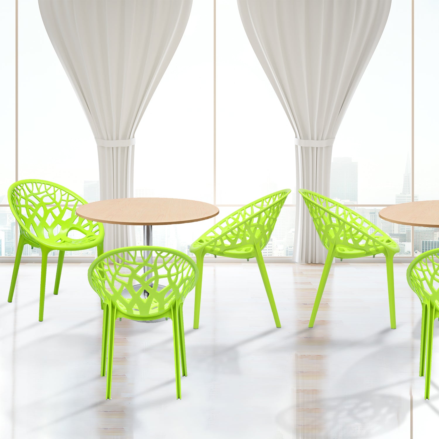 Nilkamal Crystal Polypropylene Premium Chair