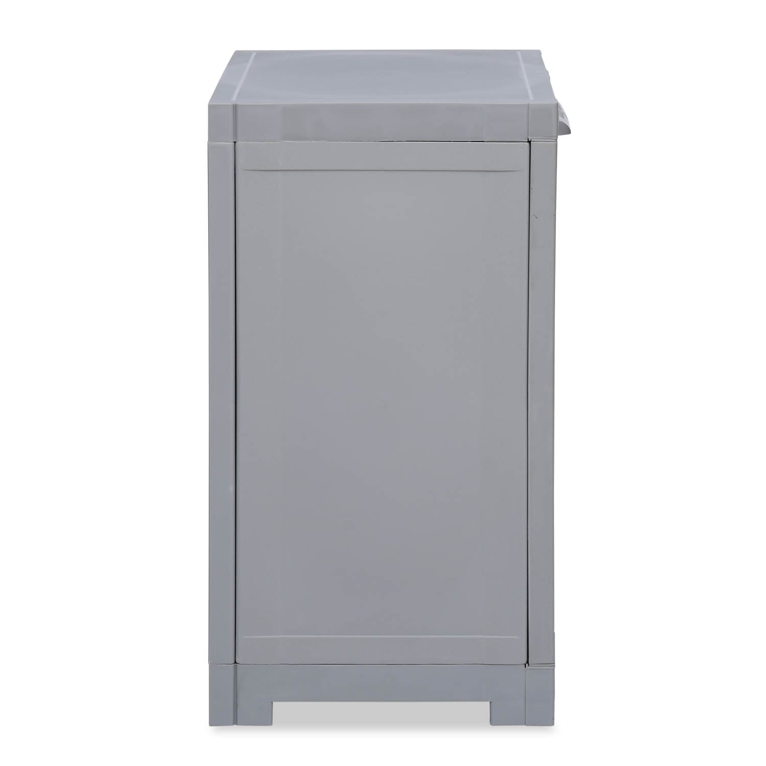 Nilkamal Freedom Star Small (FMSSTAR) Plastic Storage Cabinet (Haze Grey & Milky White)