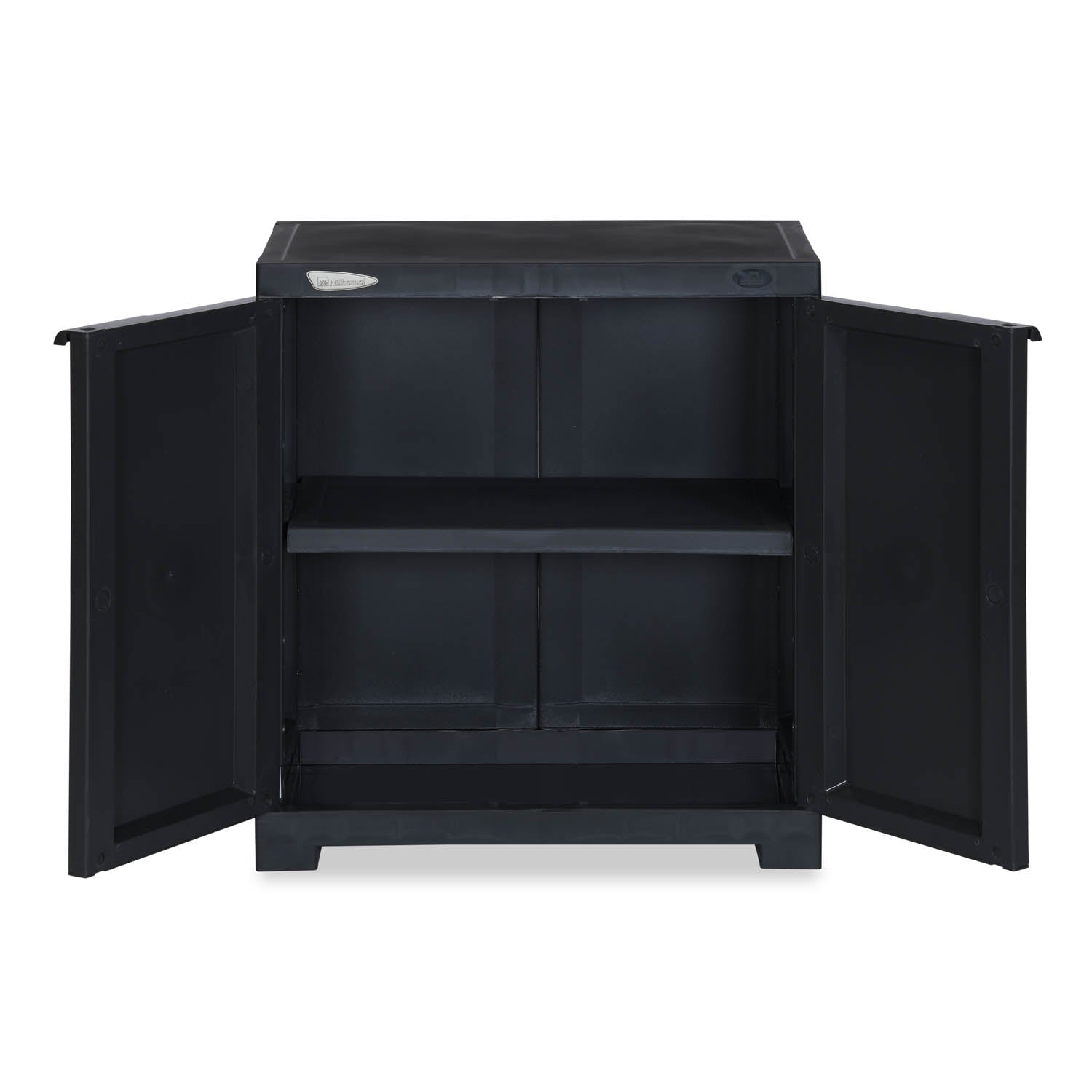 Nilkamal Freedom Small (FMS) Plastic Storage Cabinet (Charcoal Grey)