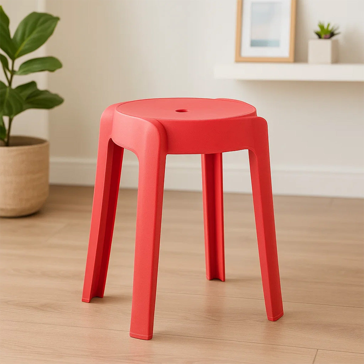 Nilkamal Twist Plastic Stool — Nilkamal | VK Furniture Mangalore