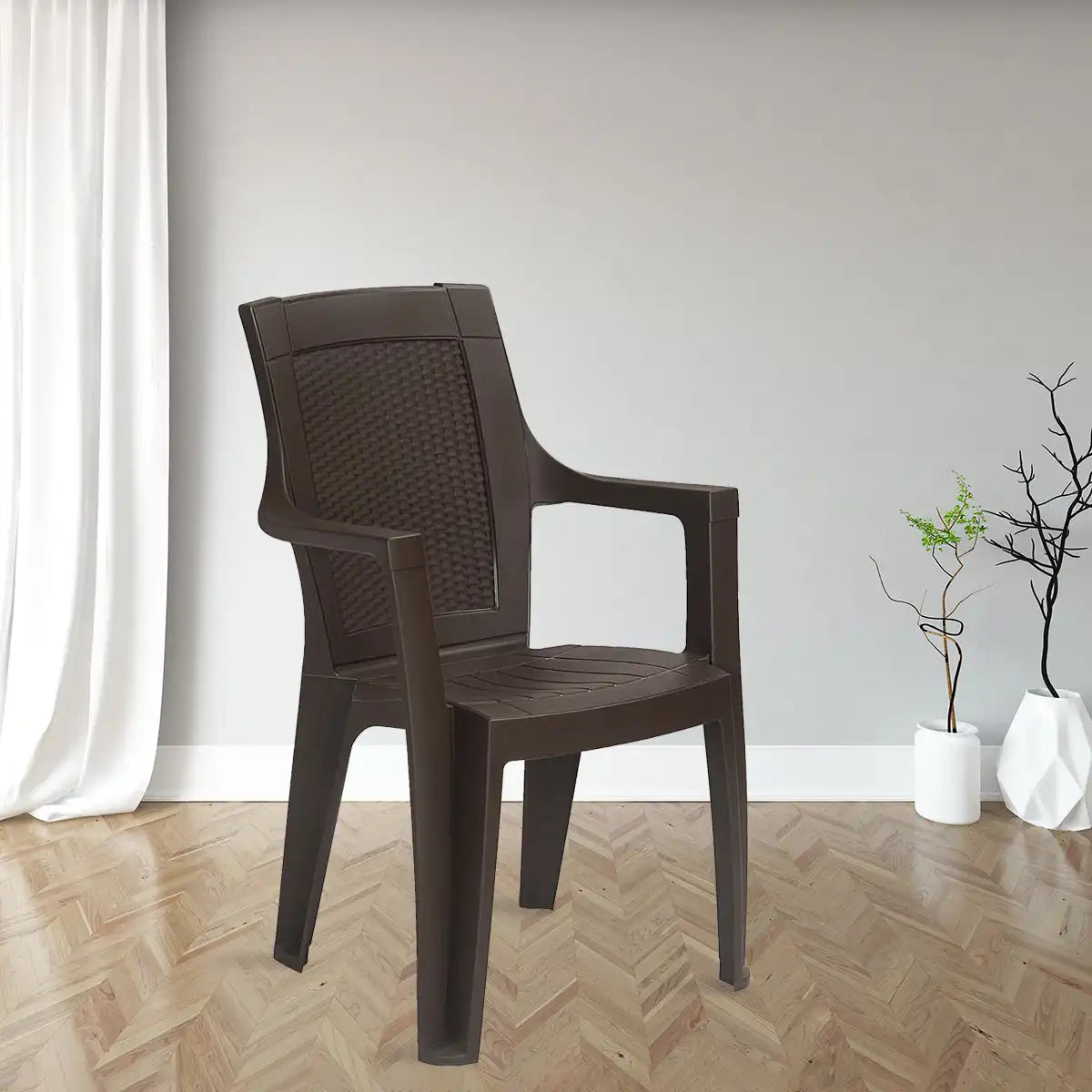 Nilkamal Mystique Plastic Arm Chair — Nilkamal | VK Furniture Mangalore