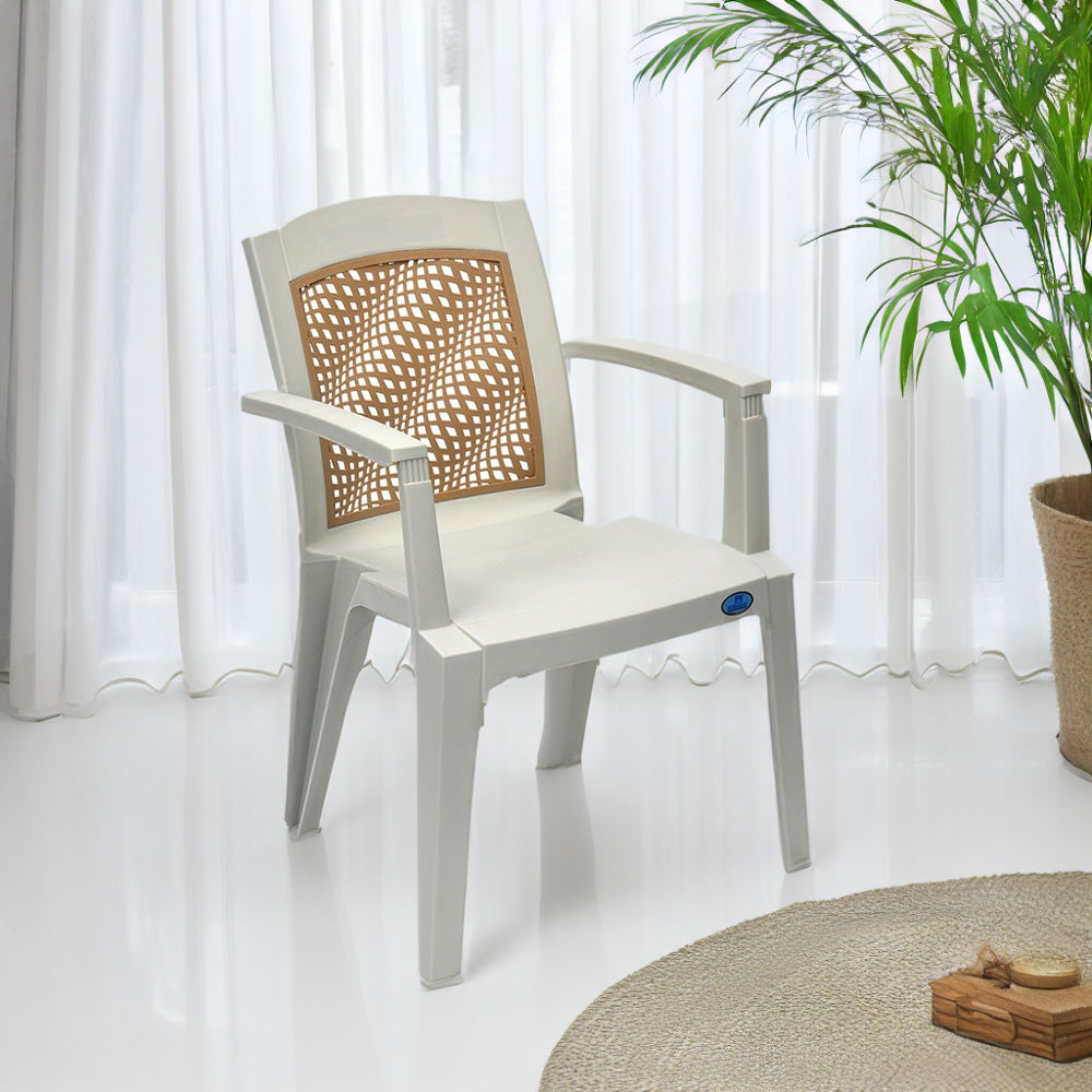 Nilkamal Illusion Plastic Arm Chair — Nilkamal | VK Furniture Mangalore