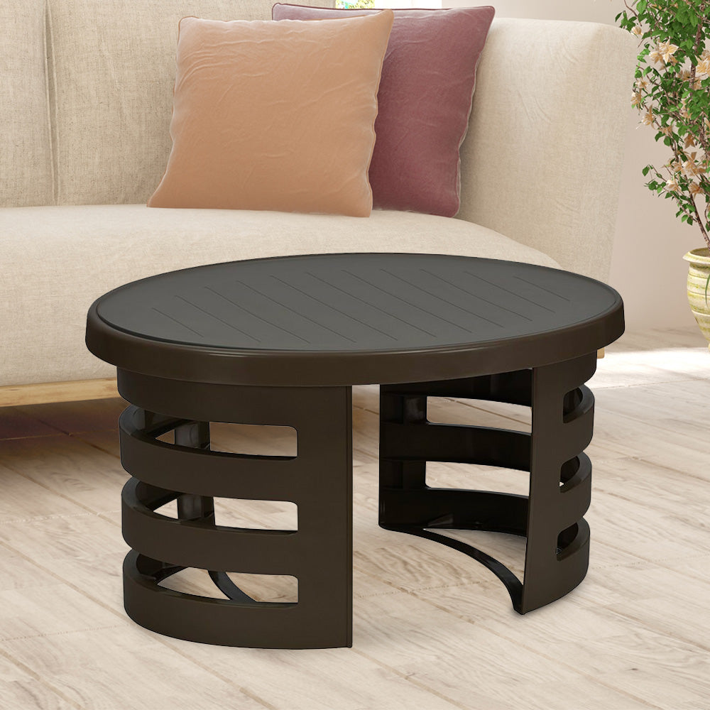 NILKAMAL MYSTIQUE CENTER TABLE WITH GLASS TOP — Nilkamal | VK Furniture Mangalore