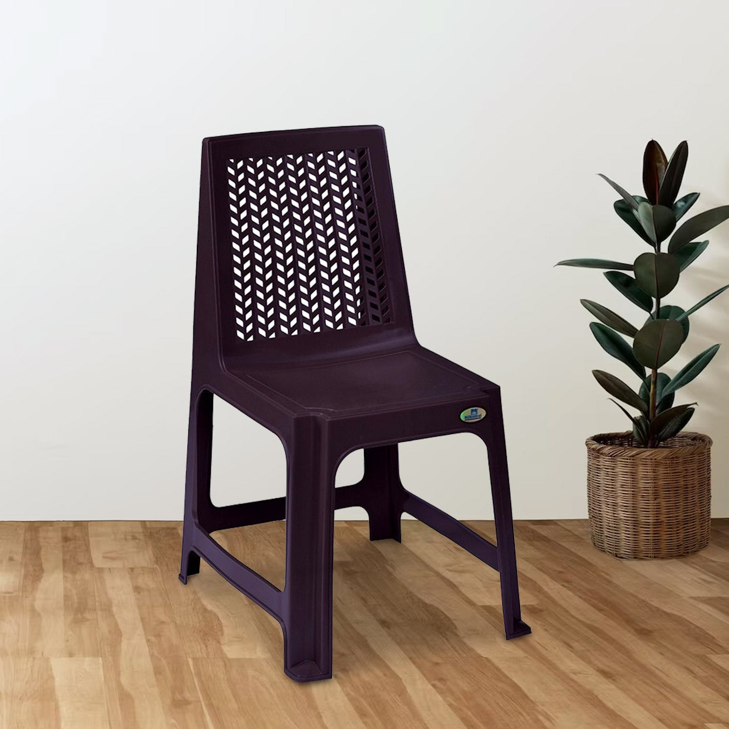 Nilkamal Viva Plastic Armless Chair — Nilkamal | VK Furniture Mangalore