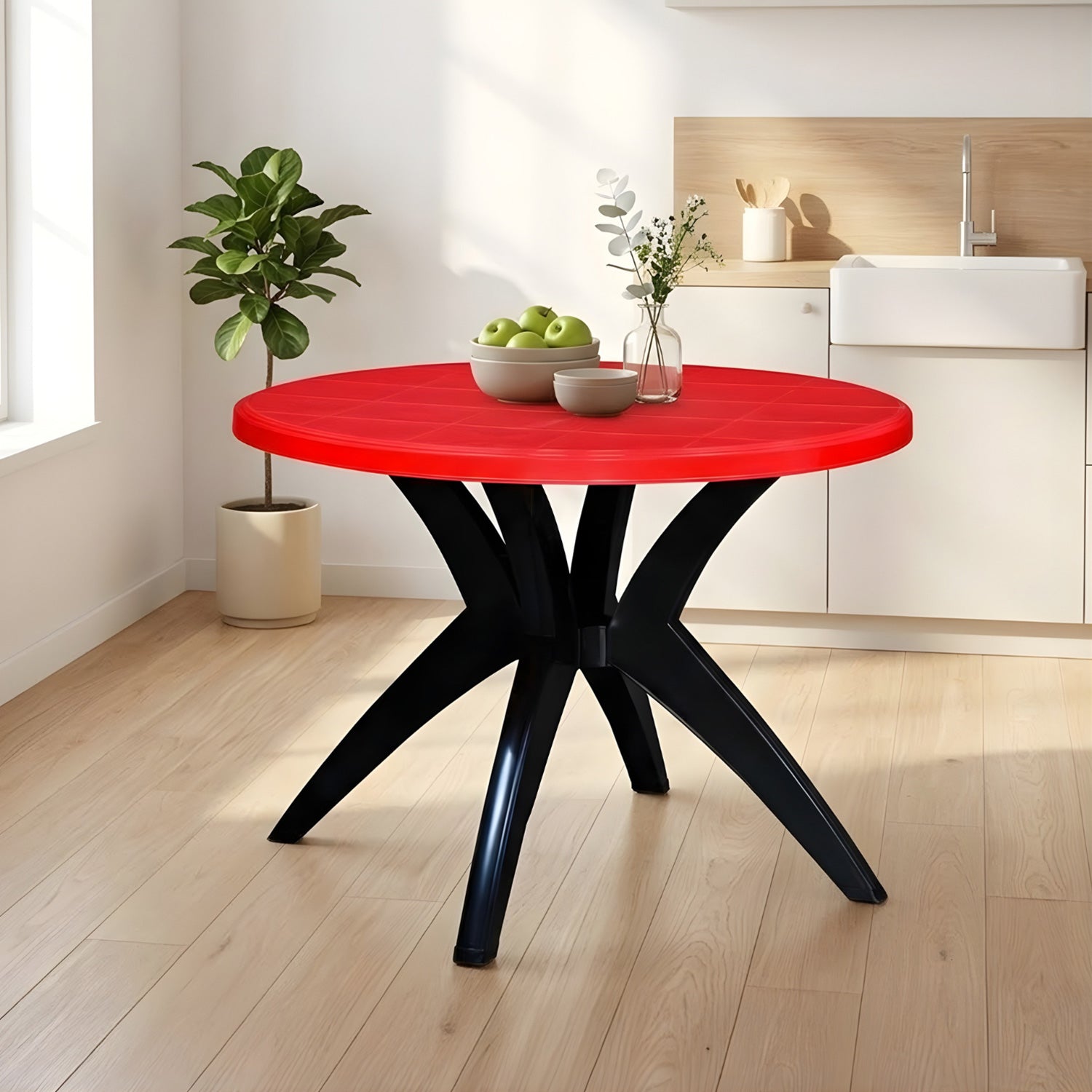 NILKAMAL MERIDIAN KROSS LEG DINING TABLE — Nilkamal | VK Furniture Mangalore