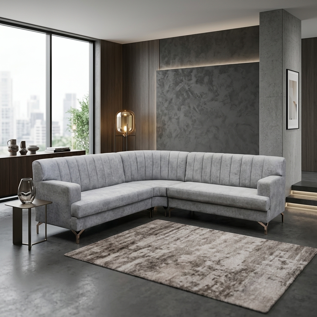 VK SAFRON CORNER SOFA SET
