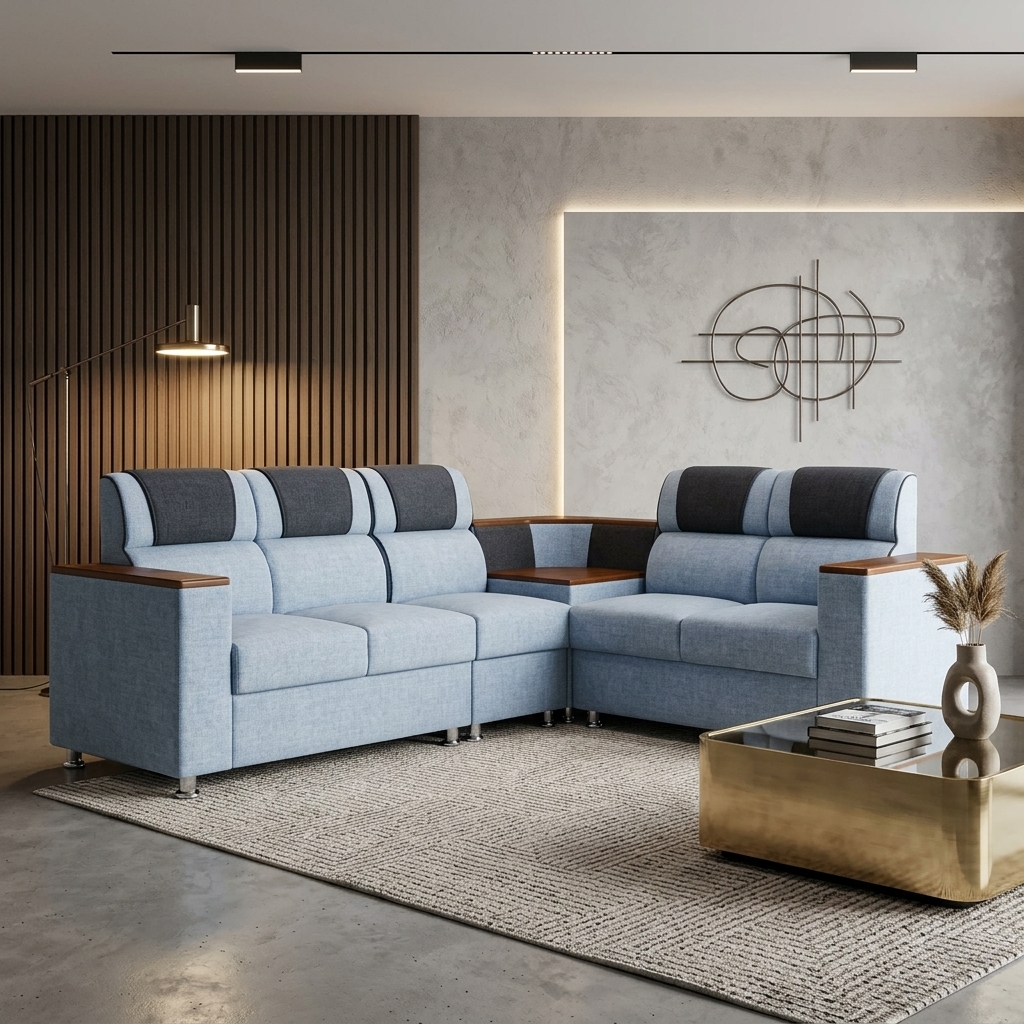 VK ELLORA CORNER SOFA SET
