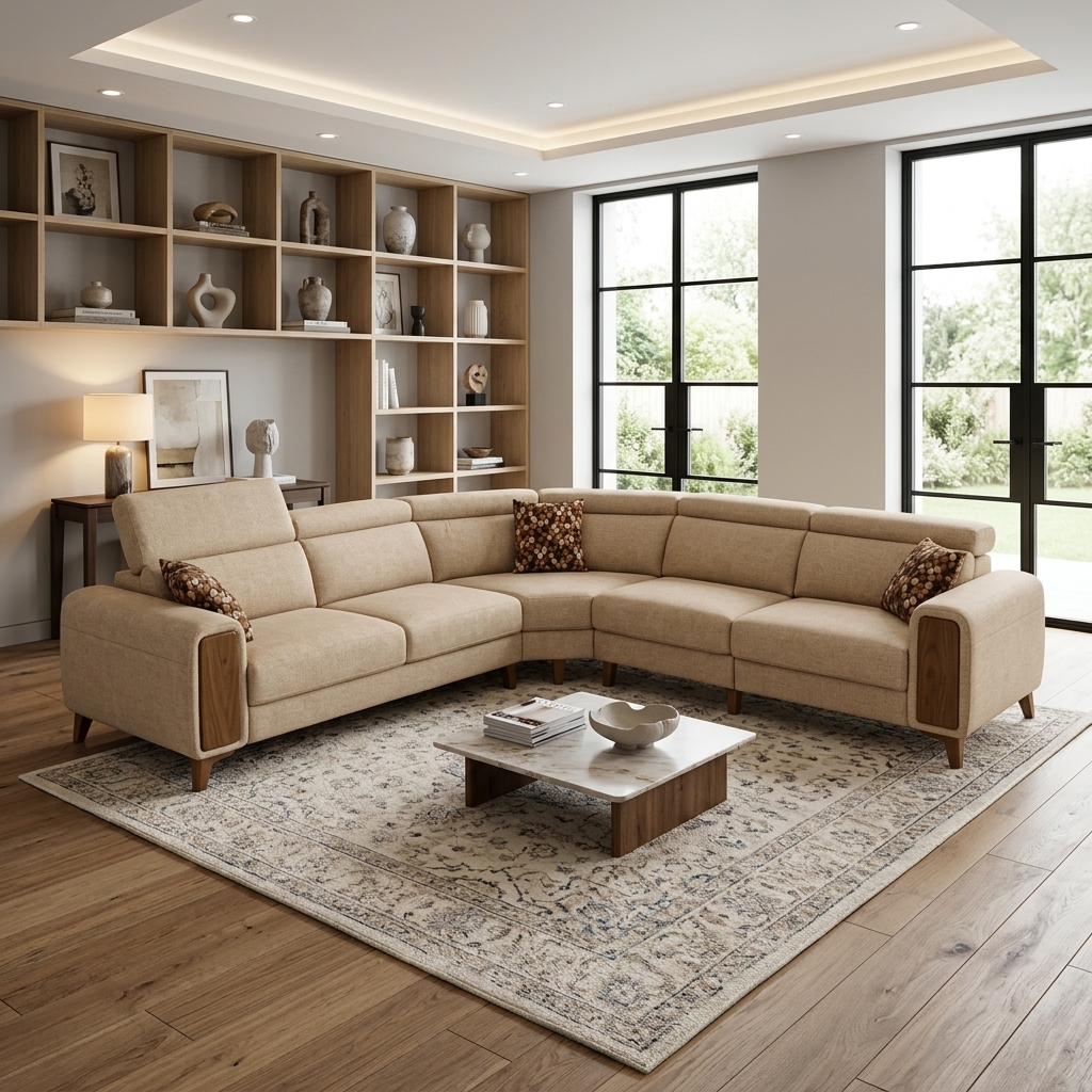 VK LUXURE CORNER SOFA SET