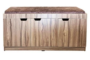 VK Star Model Shoerack with Seating in Cushion — VK Furniture & Electronics | VK Furniture Mangalore