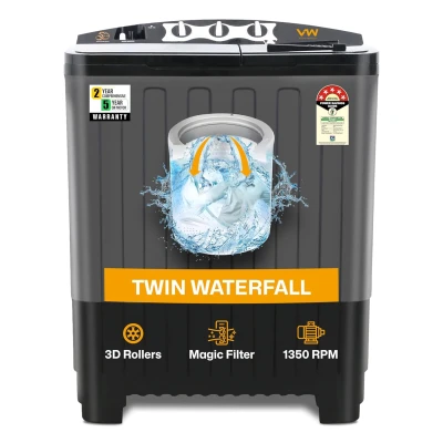 VW 7.5 kg 5 Star Aqua Spin Semi Automatic Top Load