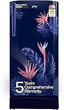 Godrej 183 L 3 Star Single Door Refrigerator (Floral Blue)