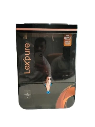 Lexpure Water Purifier with 100% Copper, Alkaline Water, Black