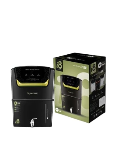 i8 Water Purifier for Home RO UV UF TDS Copper Alkaline Water Filter with Digital Smart Display 10L Storage Wall Mount