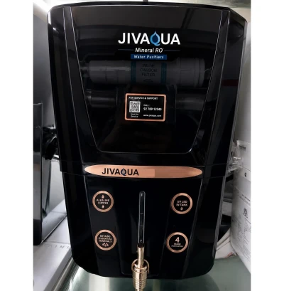 JIVAQUA RO Water Purifier | RO+UV+UF+TDS Control+Alkaline+Copper+UV in Tank | Auto Flush Feature