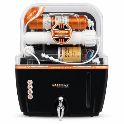 Prime Black Multi Stage RO Water Purifier Copper Alkaline Technology | UV Technology