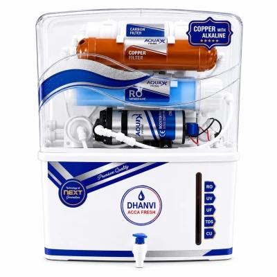 RO+UV+UF+TDS Water Purifier with Active Copper Technology | 10-12L Storage Tank