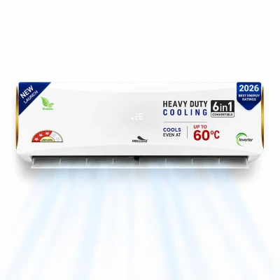 Dubai Series 1.5 Ton 3 Star Inverter Split Air Conditioner | 100% Copper Condenser with Blue Fin Anti-Rust Coating | Turbo Cooling | Energy Efficient AC for Home & Office | 2026 Model