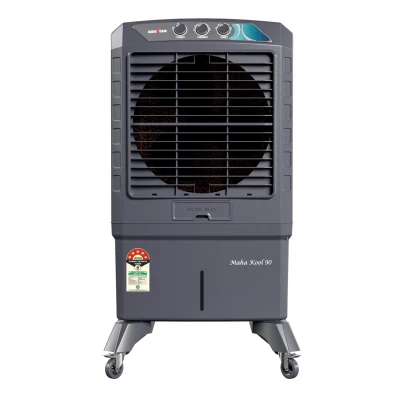 Kenstar MAHA KOOL HC 90 L Desert Air Cooler|Anti-Bacterial Honeycomb Pads|High-Speed Fan|Inverter Ready|50Ft Powerful Air Throw|1-Yr Product Warranty+5-Yr Warranty on Pump&Motor|5-Star BEE Rating|Grey