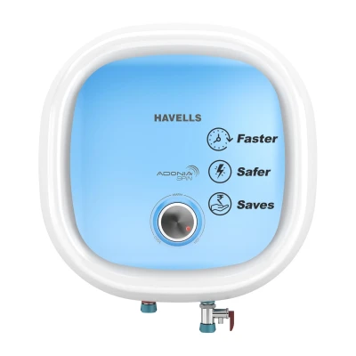 Havells All New Adonia Spin 25L 5 Star Storage Water Heater(Geyser)|Faster Heating|Safe to use|Saves electricity|Feroglas Coated Anti Rust Tank| Temp. setting knob|7 Yr. Tank Warranty| Made In India — VK Furniture & Electronics | VK Furniture Mangalore