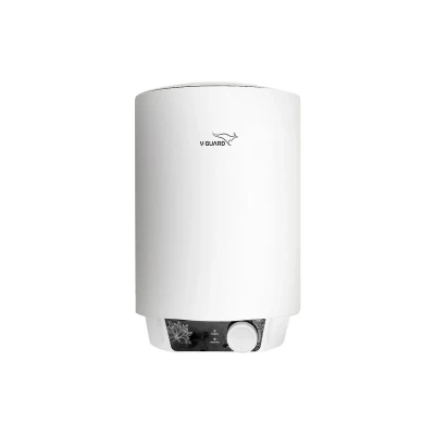 V-Guard Zio 25 Litre Water Heater for Home | BEE 5 Star Rating | Advanced Multi-layered Safety | Suitable for Hard Water & High-rise Buildings | White — VK Furniture & Electronics | VK Furniture Mangalore