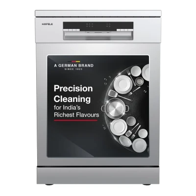 Hafele Aqua Chrome Dishwasher |13 Place Settings |Upto 70 Utensils |Designed for Indian Kitchens |Free-Standing |Hygienic & High-Performance Cleaning |Premium Stainless Steel Finish |2-Year Warranty — VK Furniture & Electronics | VK Furniture Mangalore