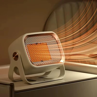 Drumstone (ð’ð©ðžðœð¢ðšð¥ ðŸðŸ“ ð˜ðžðšð«ð¬ ð–ðšð«ð«ðšð§ð­ð²) Portable 1200W Electric Heater Wall & Desk Mount Room Heater Instant Fast Heating Energy Efficie
