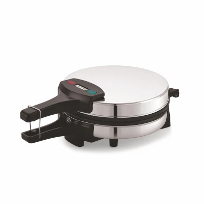 Boss Munch Khakhra Maker Electric Automatic | Khakhra/Roti Maker Non Stick Ptfe Coating | Wattage 1100 - Stainless Steel Body - 1100 Watts — VK Furniture & Electronics | VK Furniture Mangalore