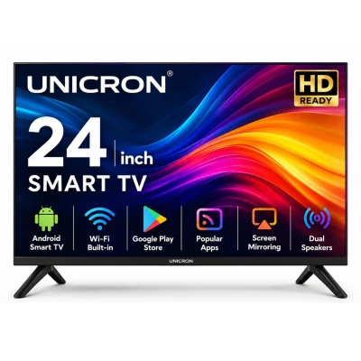 24”INCH HD Ready Android Smart LED TV | WiFi Enabled | Built-in Apps Compatible (YouTube, Netflix, Prime Video) | Screen M... — VK Furniture & Electronics | VK Furniture Mangalore