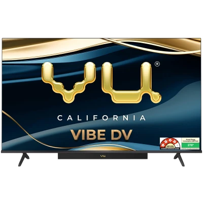 Vu 189cm (75 inches) Vibe Series 4K QLED Smart Google TV 75VIBE-DV — VK Furniture & Electronics | VK Furniture Mangalore