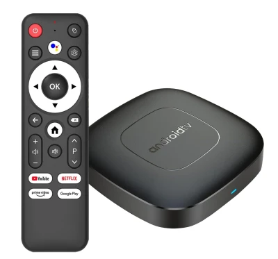WRADER Smart Android TV Box with 4K HDR Video Playback Support, 4GB RAM+32GB ROM Built-in Chromecast Android Version 16, R...