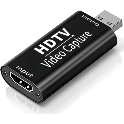 4K HDMI Video Capture Card - Cam Link Card Game Capture, Audio Adapter HDMI to USB 2.0, Record Capture Device for Streamin...
