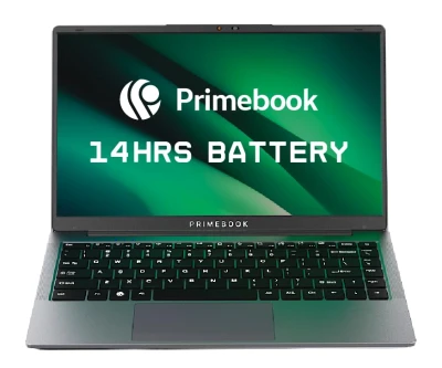 Primebook 2 Pro (2026) | 8GB RAM, 128GB UFS Storage | 14.1-Inch FHD IPS Display | 14 Hours Battery | MediaTek Helio G99 | ...