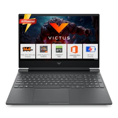 HP Victus, AMD Ryzen 7 7445HS, 4GB RTX 2050, 16GB DDR5(Upgradable) 512GB SSD, FHD, 144Hz, 300 nits, IPS, 15.6''/39.6cm, Wi... — VK Furniture & Electronics | VK Furniture Mangalore