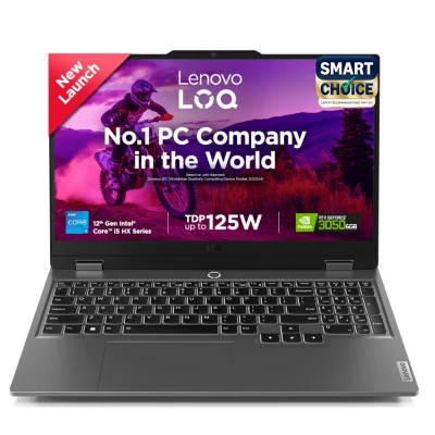 Lenovo LOQ 2024 12th Gen Core i5-12450HX | NVIDIA RTX 3050 6GB (16GB RAM/512GB SSD/15.6" (39.6cm)/Windows 11/Office Home 2...