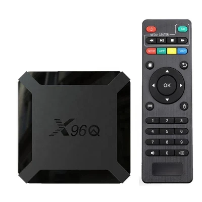 TECHDASH X96Q Mini PC Box with Allwinner H313 Quad-Core, 2GB RAM, 16GB Storage, HDMI Output, Dual USB, TF C...