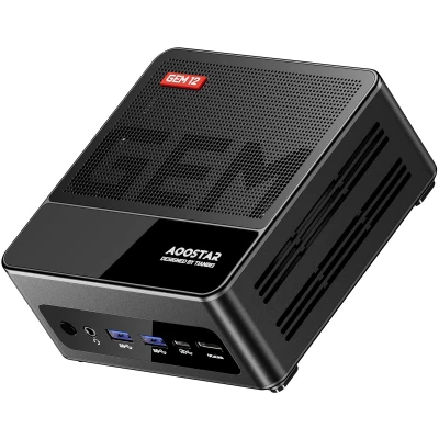 AOOSTAR GEM12 MAX Mini PC Ryzen 7 8745HS (8C/16T up to 5.1GHz), NO DDR5 RAM NO PCIe4.0 SSD Radeon 780M Graphics Gaming Com... — VK Furniture & Electronics | VK Furniture Mangalore