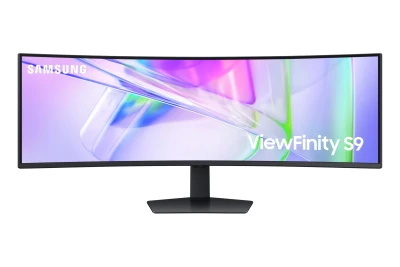 Samsung Viewfinity 123.8cm(49") Ultra-Wide Dual QHD Monitor, USB Type-C, LAN, DP, HDMI, Speakers, 1000R Cur...