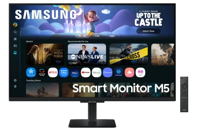 Samsung 32" (80cm) M5 Smart Monitor with Smart TV Experience|FHD 1920 x 1080|Screen Mirroring TV Plus|Speak...