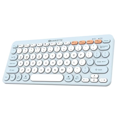 Amkette New and Improved Optimus BT 4 in 1 Multi Device Wireless Keyboard/Bluetooth Keyboard | One Click Device Switching ...