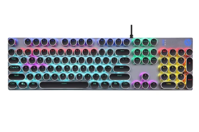 HP GK400Y Mechanical Gaming Keyboard/Light Sync Backlit/Auto-Sleep Mode/RGB Colour/Full-Size Mechanical Key...