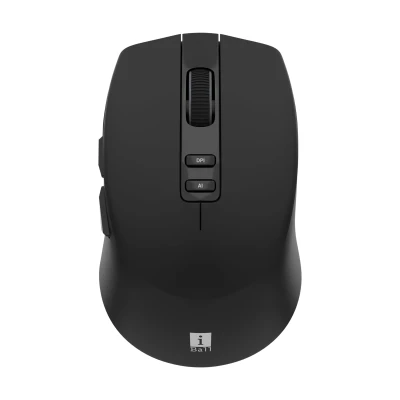 iBall GLIDR Ai1 Smart AI Wireless Mouse, Powered by ChatGPT AI Voice & Text Translation, Voice Typing, Cent...