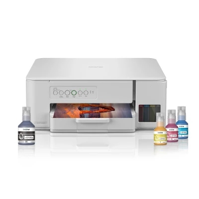 Brother DCP-T436W (New Launch) WiFi Multifunction Print Scan Copy Ink Tank Color Printer Best for Home, 27/11 PPM BK/CL, P...
