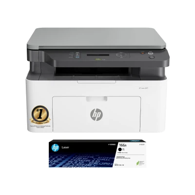 HP Laser MFP 1188w, Wireless, Print, Copy, Scan, Ethernet, Hi-Speed USB 2.0, Up to 21 ppm, 150-sheet Input Tray, 100-sheet...