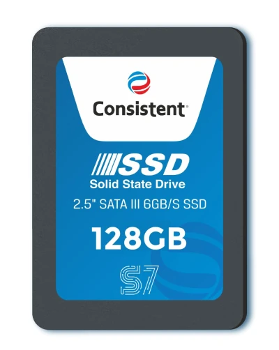 Consistent SSD 128GB 2.5 Inch SATA Internal SSD - Read: 550MB/s & Write: 500MB/s - Solid-State Drive 5 Year Warranty (128,...