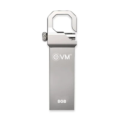 EVM EnStore 8GB USB 2.0 Durable Metal Flash Drive | Dependable 15MB/s Read|Rugged Metal Body | Seamless Plug & Play | Lapt...