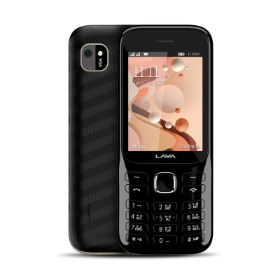 Lava Gem 2025 Dual Sim Keypad Phone (2.8" Display, Camera & Flash) | 2575mAh Smart AI Powerful Battery | Wi...
