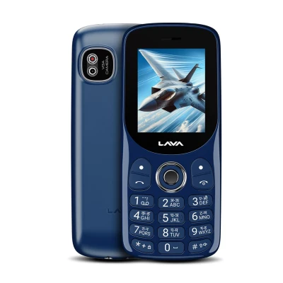 Lava A1 Tejas Dual SIM Keypad Phone with 2'' Big Display | Long-Lasting AI Battery | Type C USB Port | Vibration Alert | F...
