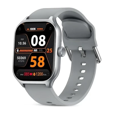 H9 Smart Watch 2.01" TFT Display, Bluetooth 5.0 with 100+ Sports Mode, Heart Rate & Blood Oxygen Monitor, Call & Message R...